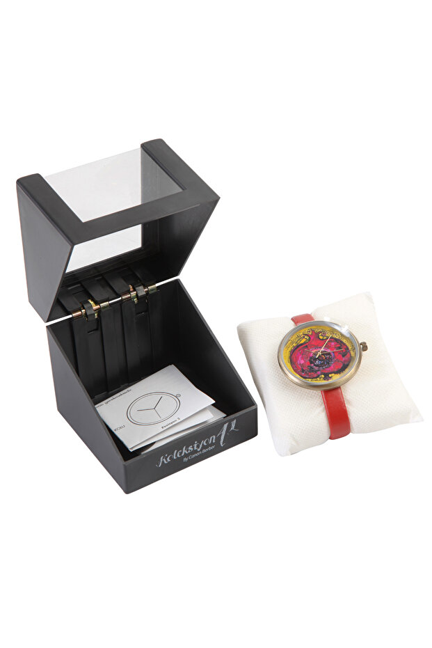 Pomegranate Patterned Wrist Watch - 7