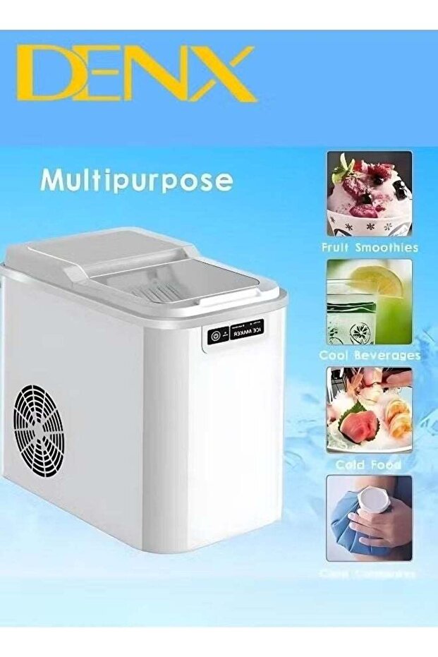 Ice Maker Smart, Ice Maker | DX2044 2.2L 120W Smart Ice Maker with 9 Ice Cubes - 2