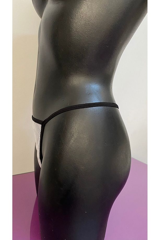 String Tanga Külot Tül ve Mikro Kumaştan Tasarlanmış Şık Model - 3