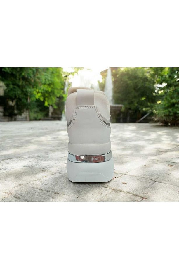 KADIN ORTOPEDİK DOLGU TABANLI ANORAK ANATOMİK TABAN SNEAKER - 4