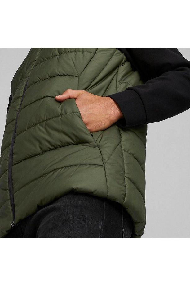 Essentials Hooded Erkek Haki Yelek - 6