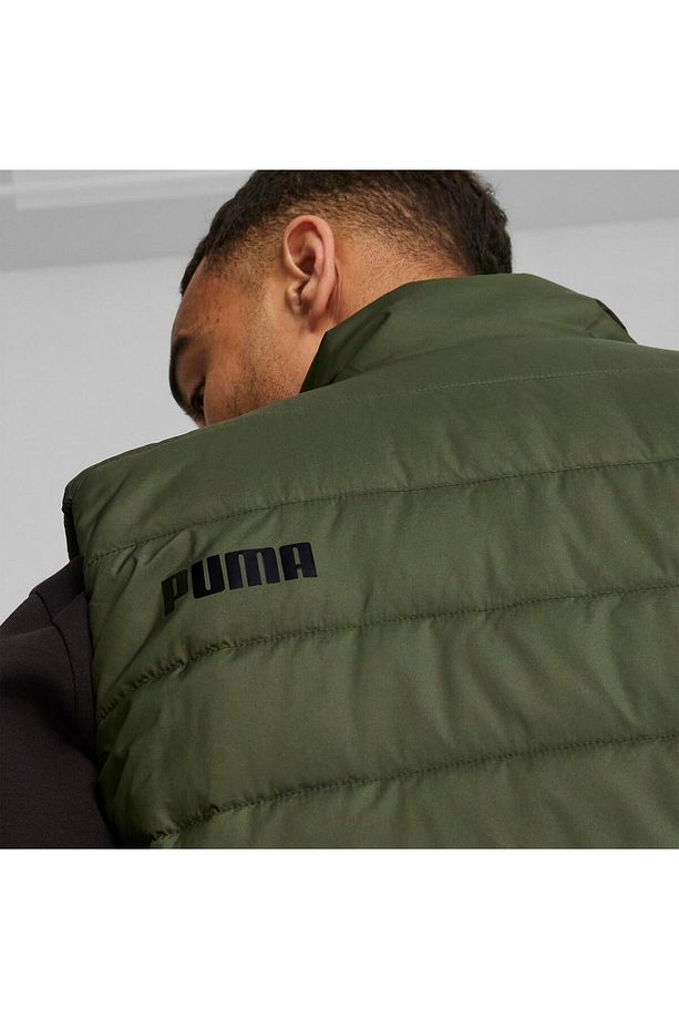 Essentials Hooded Erkek Haki Yelek - 5