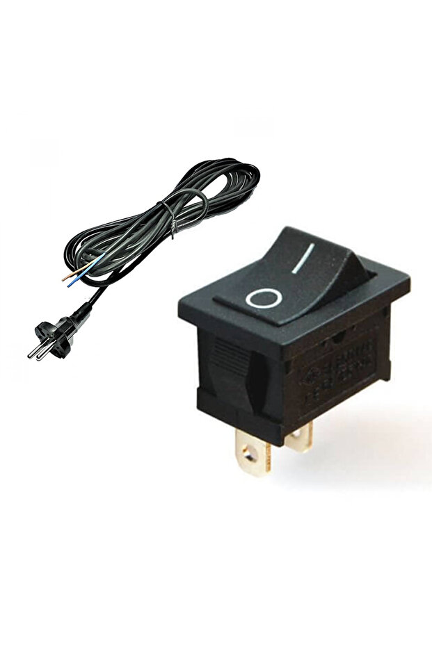 Fantom P1200 Practical Vacuum Cleaner Cable + Plug On/Off Button - 1