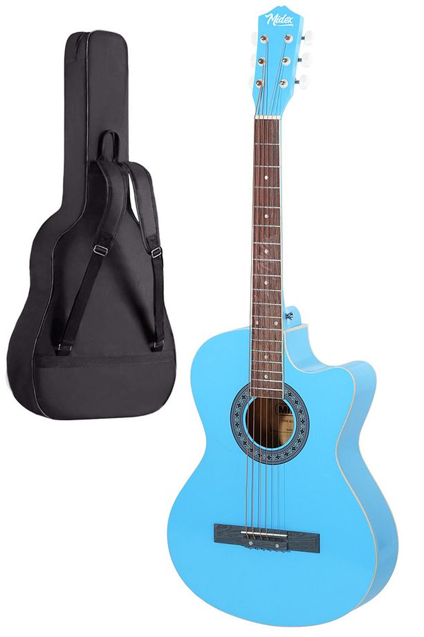 XC-120LTB Kaliteli Akustik Gitar Gül Klavye Sap Ayarlı 4/4 Full Set - 4