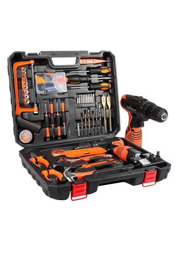 Tool set with cordless drill machine with 1300 mAh battery - 6
