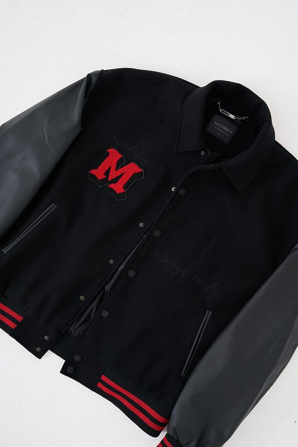 Erkek No Need To Fear Oversize Bomber Ceket Black - 6