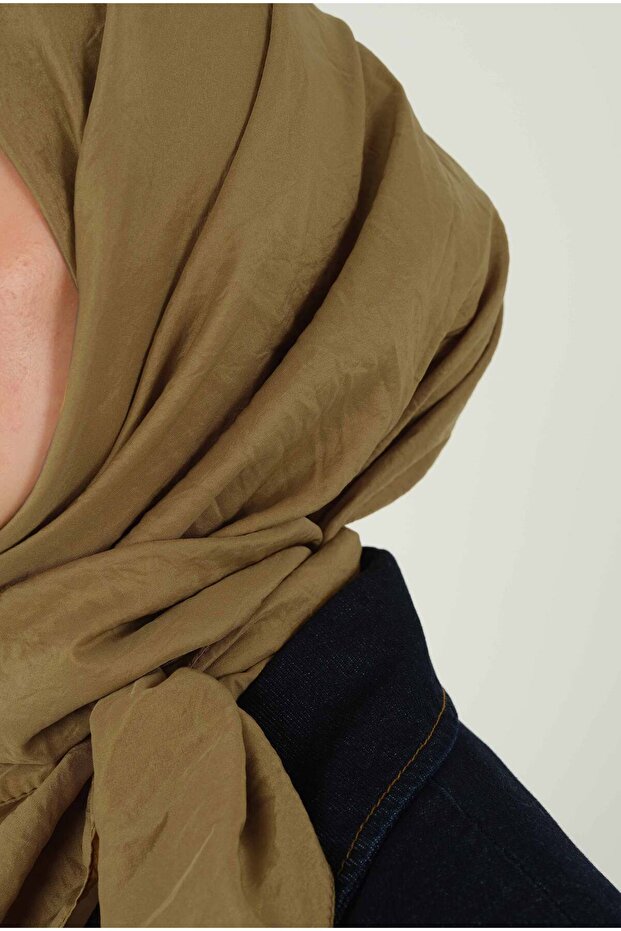 Soft Kraş Eşarp Açık Olive - 3