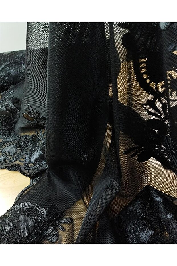 Abiye Örme Siyah - 7