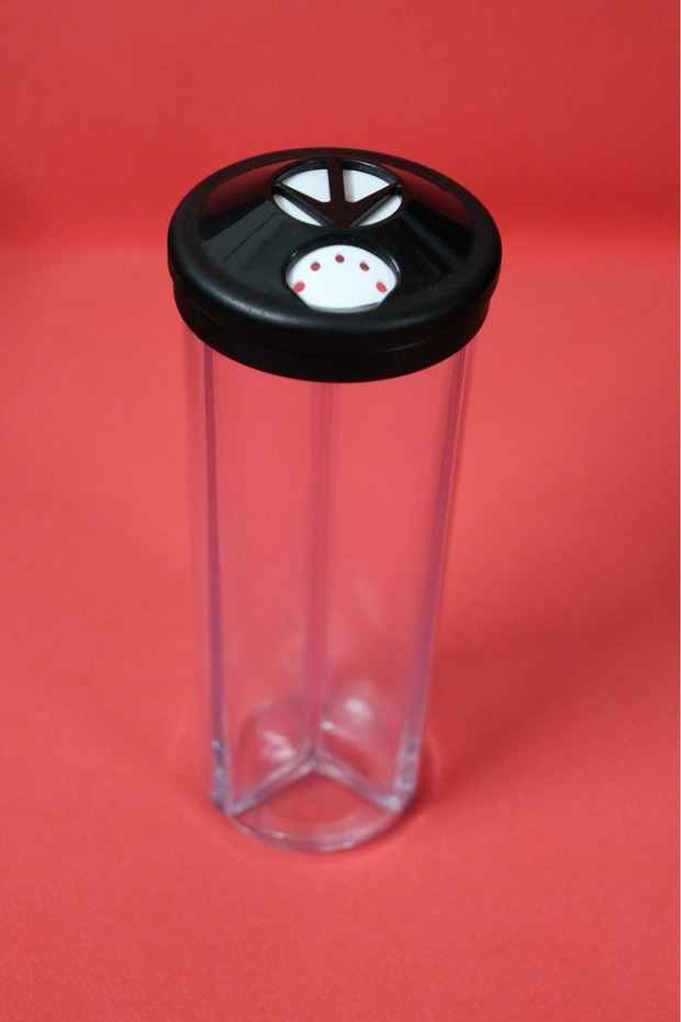 Dmr Life Salt Shaker Three Compartment Spice Rack One Movement Three Flavors Practical and Fast Use - 6
