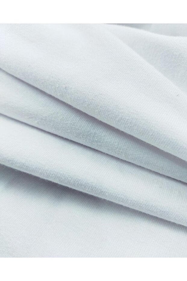 خيط قطن أبيض ممشط - 160 عرض × 245 طول (مجموعة من 2 خيط) - 7