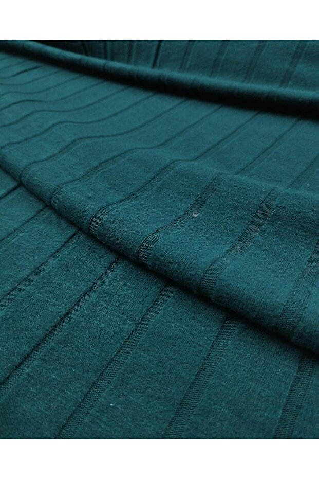 Knitted Towel Flexible Emerald Green Width: 140 cm