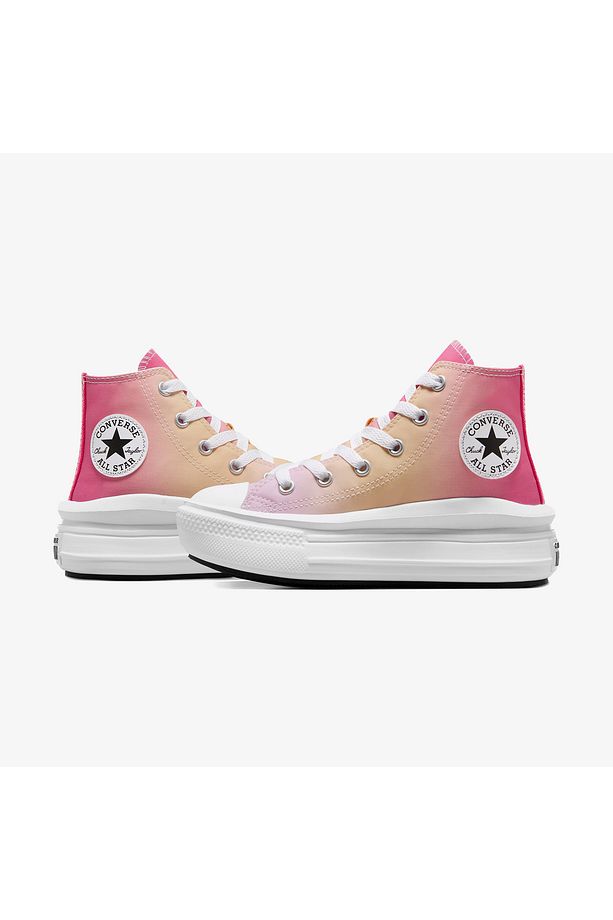 Chuck Taylor All Star Move Çocuk Pembe Platform Sneaker - 5