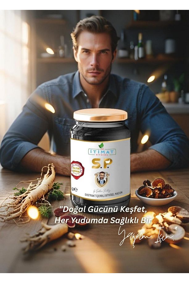 S.p. Macun Karışımı Ginseng-çakşır Otu-reişi Mantarı-çoban Çantası- Erkeklere Özel/700g - 2
