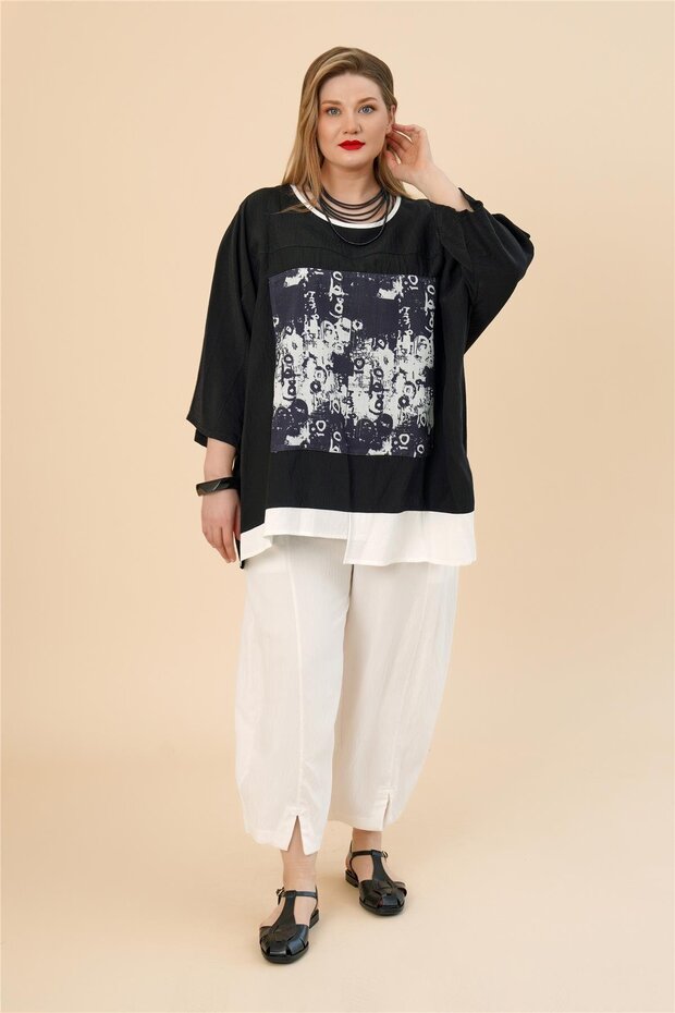 25168 TUNIK SIYAH - 1