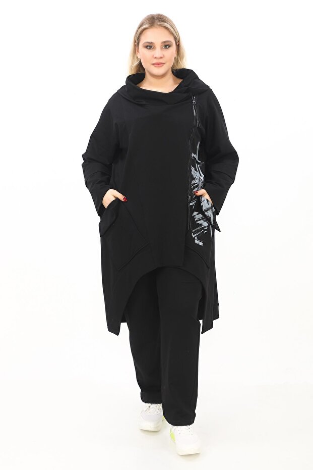 25084 CEKET SIYAH - 4