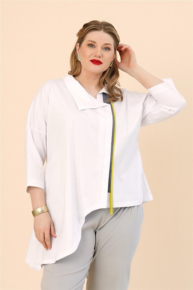 25114 GÖMLEK EKRU - 1