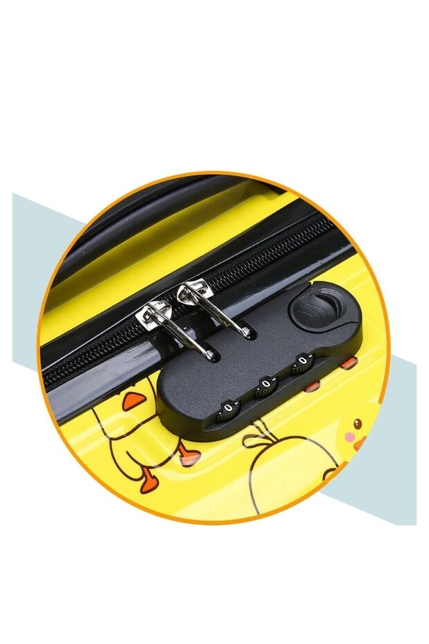 Pink trolley, suitcase type, children's, for luggage, kitty model, code lock function, WP04 - 4