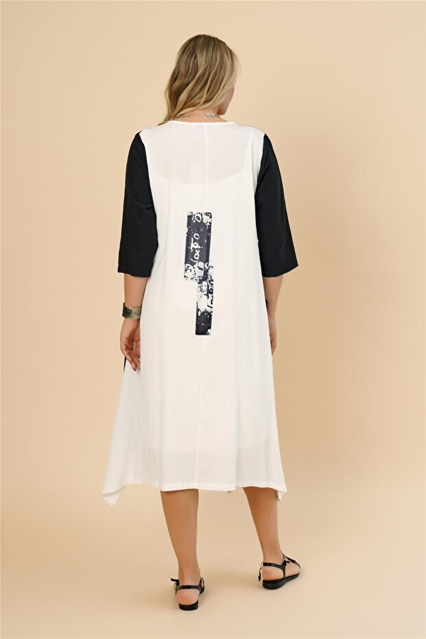 25167 ELBİSE SIYAH - 4