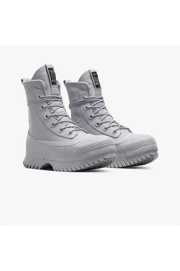 Chuck Taylor All Star Lugged 2.0 Cc Unisex Gri Deri Platform Bot - 2