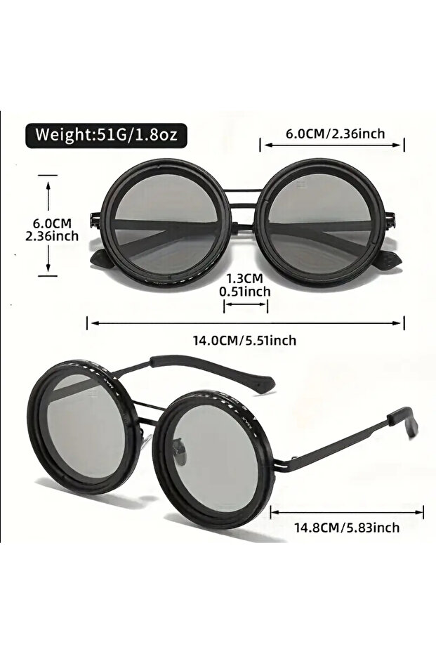 Adjustable Sunglasses Silver - 4