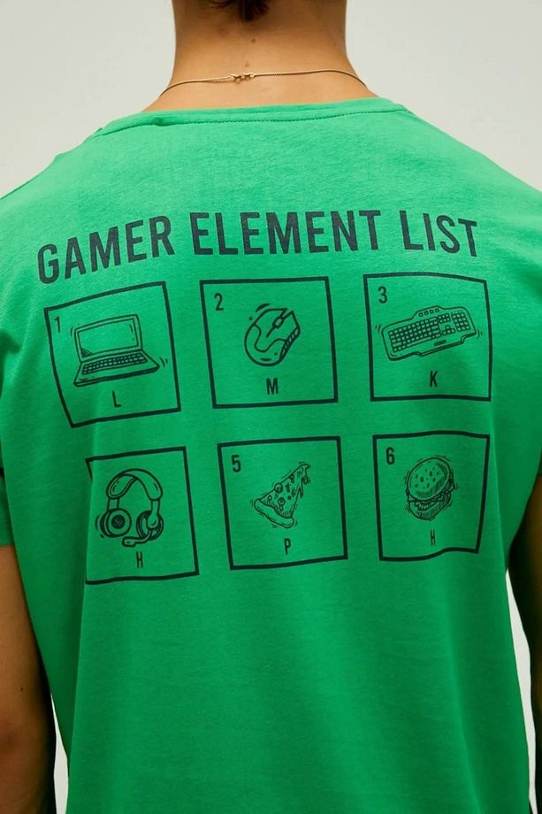 22.01.07.025-c13 Gamer Element Erkek T-shirt - 5
