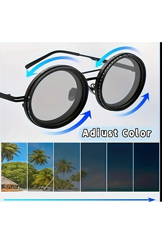 Adjustable Sunglasses Silver - 2