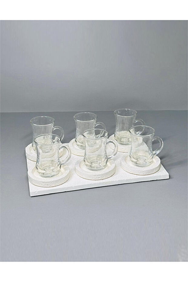 Teacup set with serving tray - 1