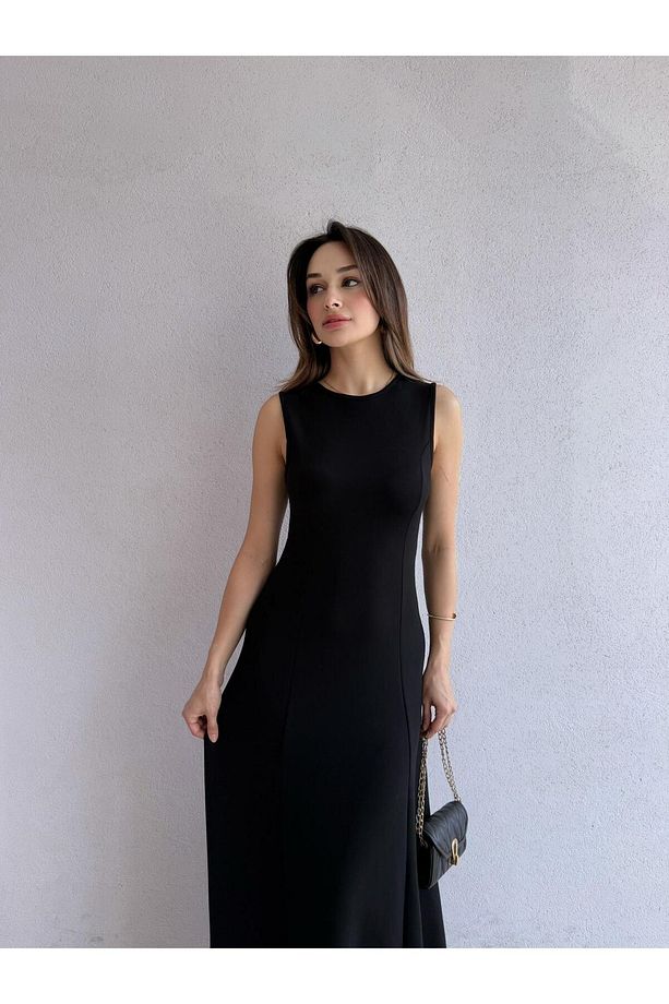 NOLLER Maxi Elbise 6748 - Siyah - 1