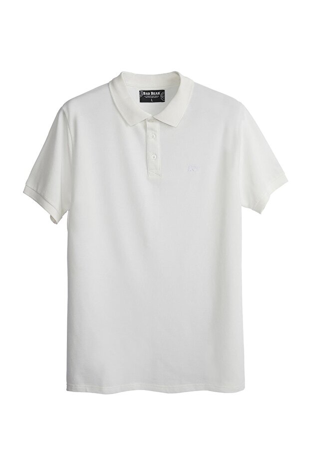 21.01.07.051-C04 Stark Men's Polo T-Shirt White