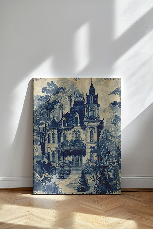 Issız Ev - Kanvas Tablo - 4