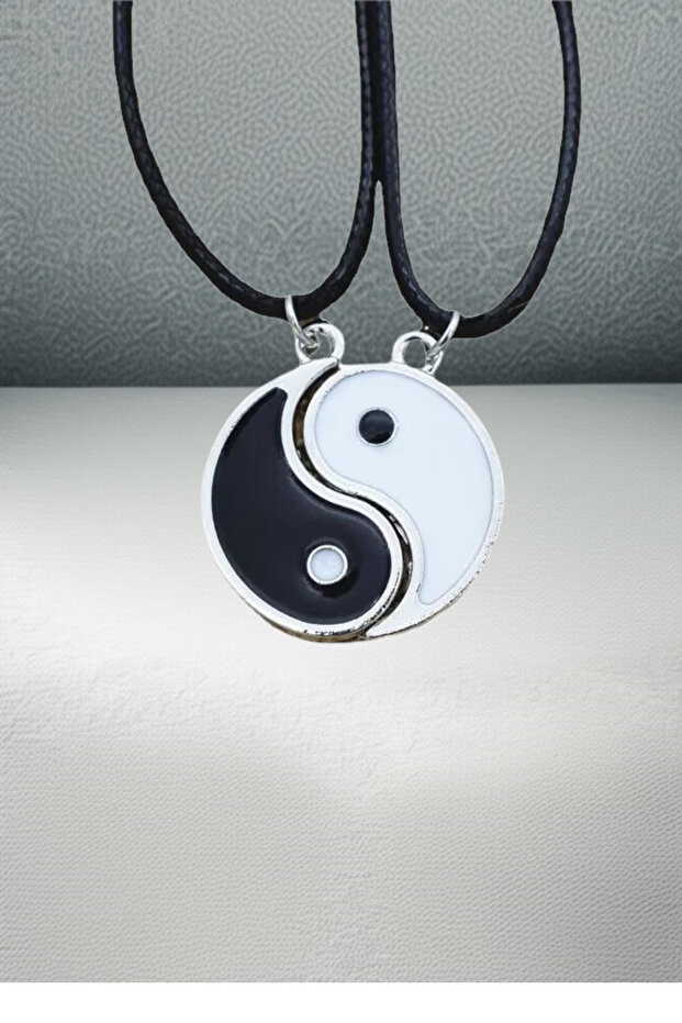 Yin Yang 'Öteki Yarım' Kolye Anlamlı Birlik Simgesi - 1