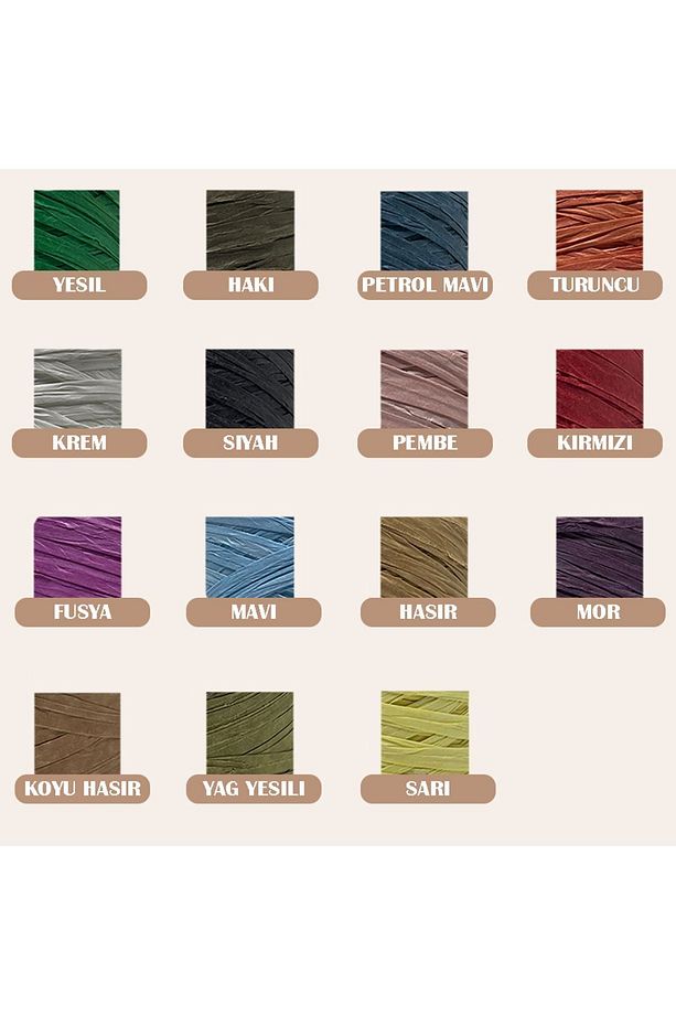 Premium 200gr Rafya Ip,rafya Kağıt Ip,rafya Ip,çanta Ipi,supla Ipi,raffia,lila - 3