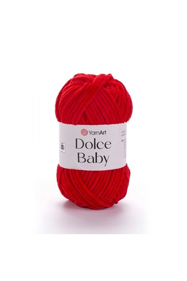 Dolce Baby - Velvet, Baby Hand Knitting Thread Red-748