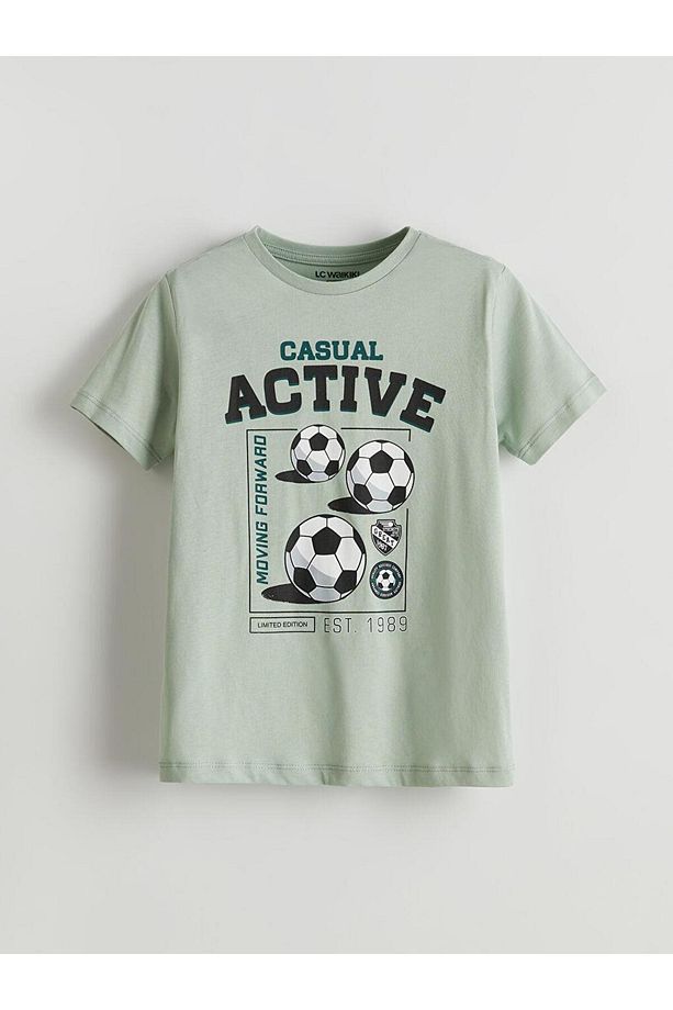 Bisiklet Yaka Erkek Çocuk Şortlu Pijama Takımı (S5) - 2
