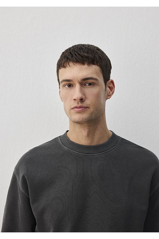 Antrasit Erkek Sweatshirt M0s10180-70092 - 5