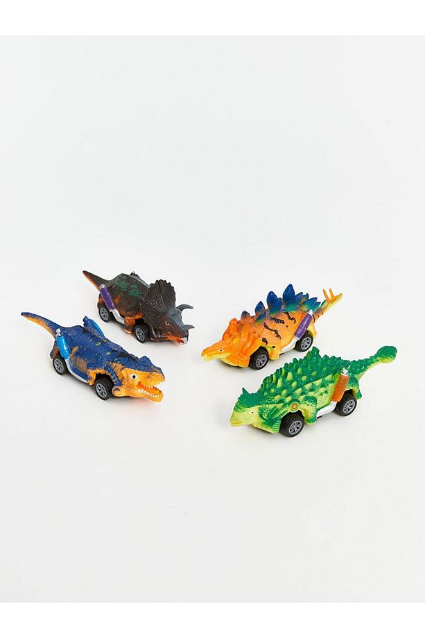 LCW ACCESSORIES Dinozor Figürlü Erkek Çocuk Araba Seti 4'lü (S5) - 2