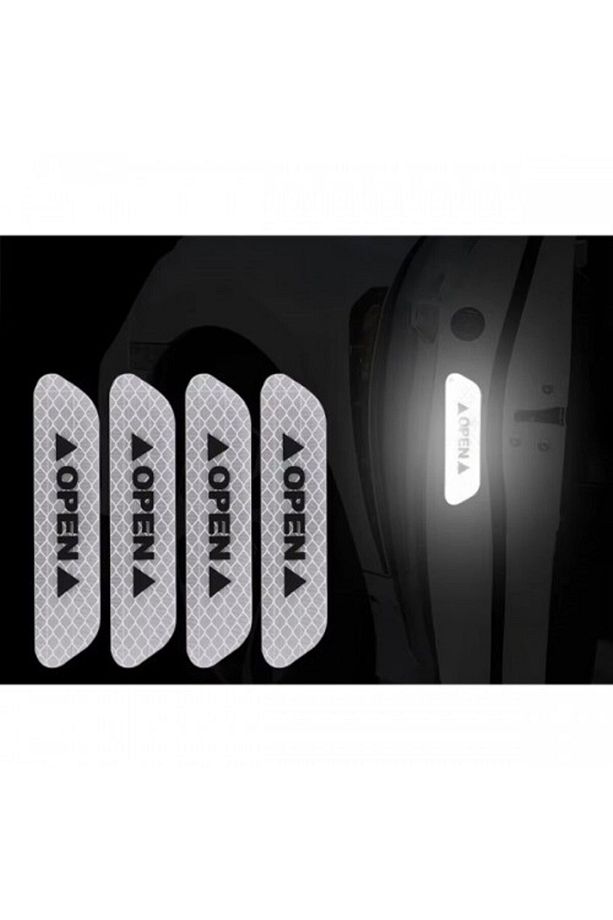 1 Adet Reflektif Araç Kapı Stickerı - 2