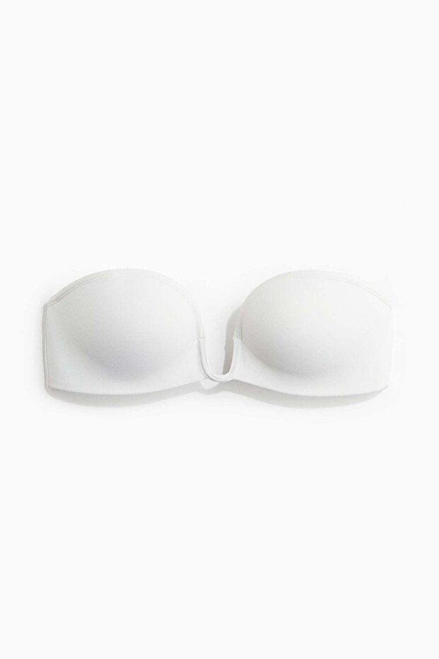 Non-wired push-up balconette bra