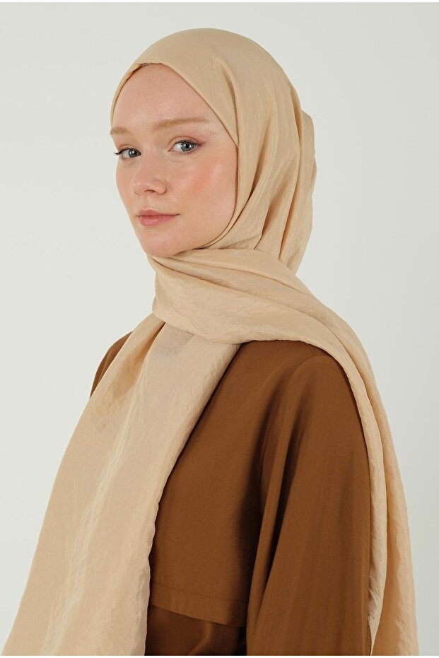 Soft Kraş Şal Nude - 2