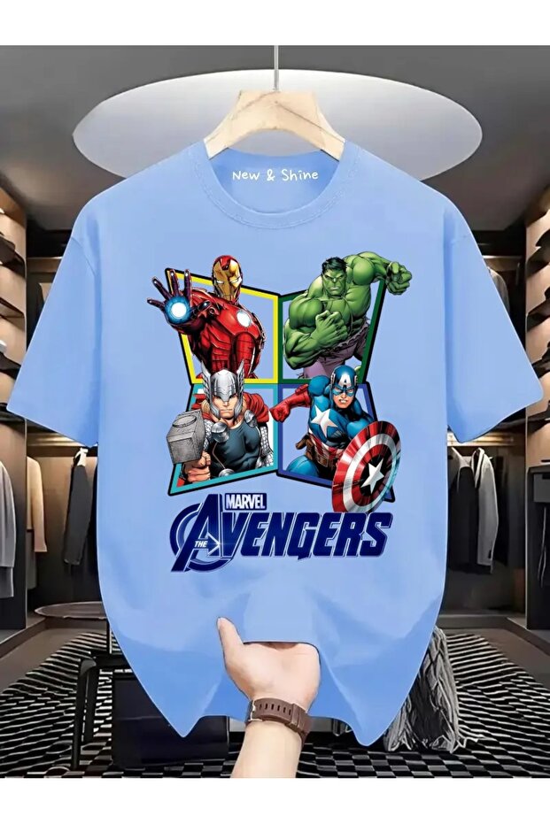 Avengers Printed Large Size Oversize T-Shirt