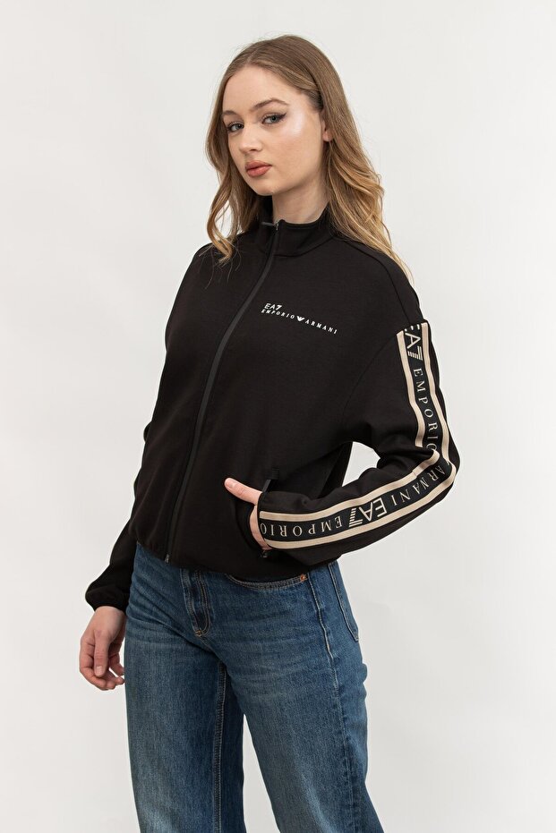 Kadın Fermuarlı Sweatshirt - 2
