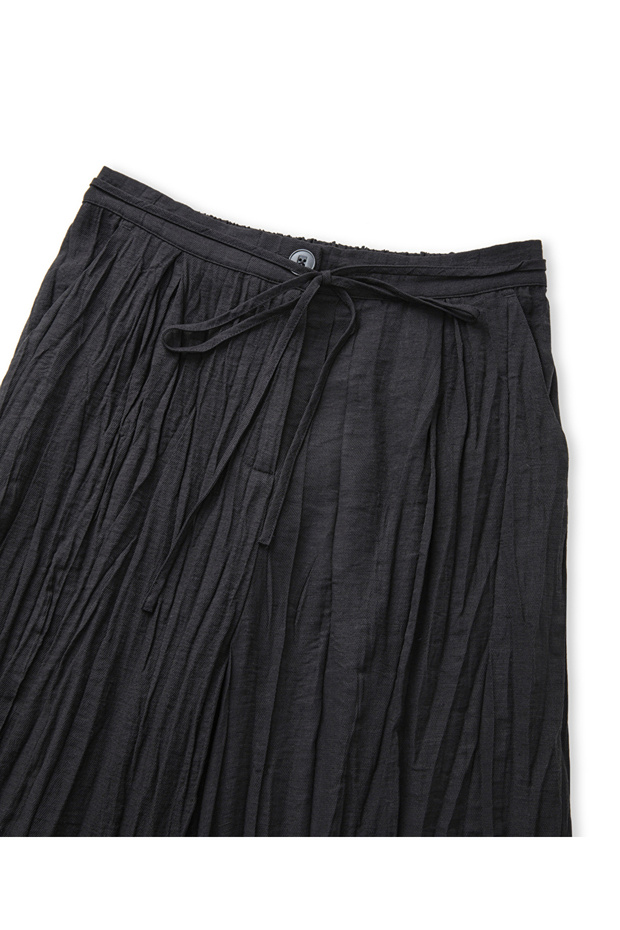 Kırışık görünümlü pantolon - 4