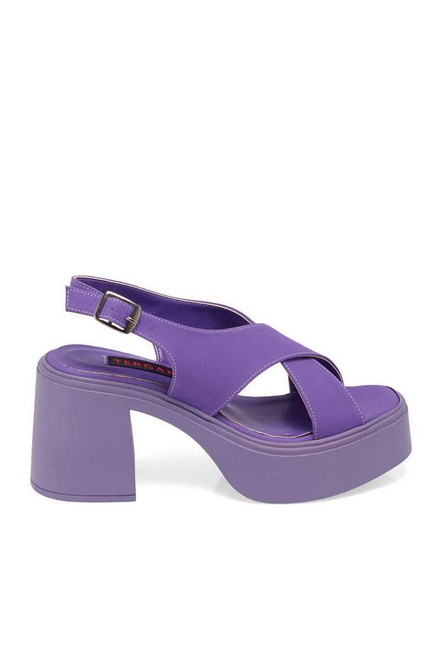 Mor Vegan-tekstil Kadın Sandalet - K24y1sn67404-t3s - 3