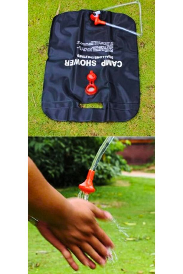 20 Litre Solar Isıtıcılı Kamp Duş Torbası – Güneş Işığıyla Su Isıtmalı Taşınabilir Duş - 4