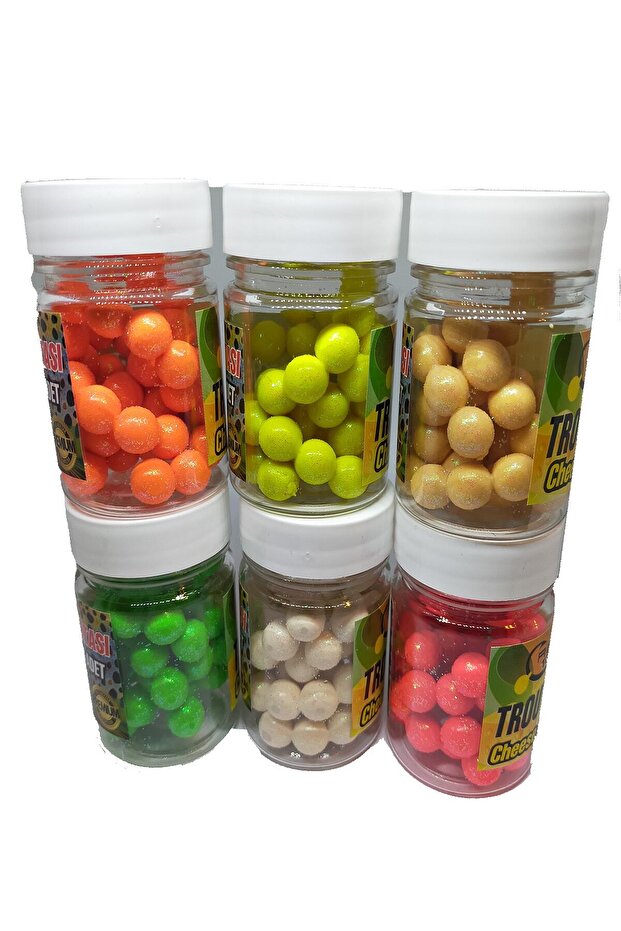 Trout Extra Somon Yumurtası Yüzen Alabalık Yemi Peynir Kokulu Simli 40 Adet - 3