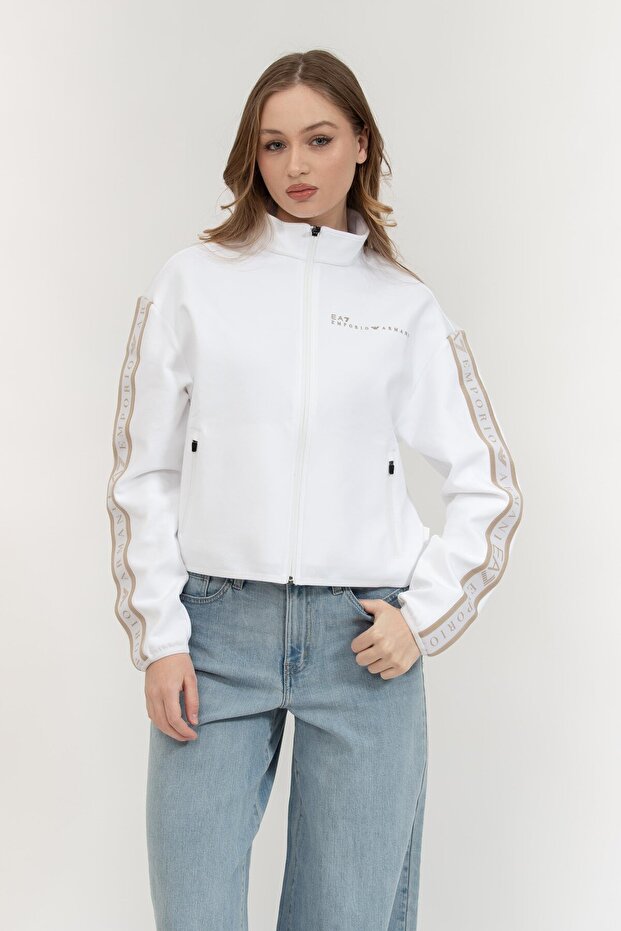 Kadın Fermuarlı Sweatshirt - 1