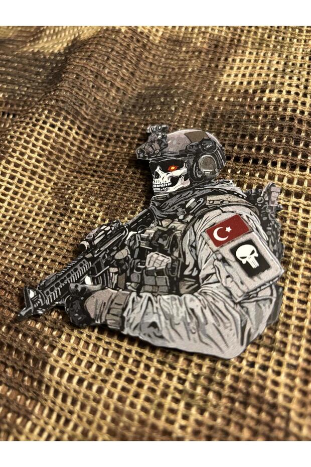 Soldier Bone Patch/Peç/Arma (8,5 x 7,5cm) - 2