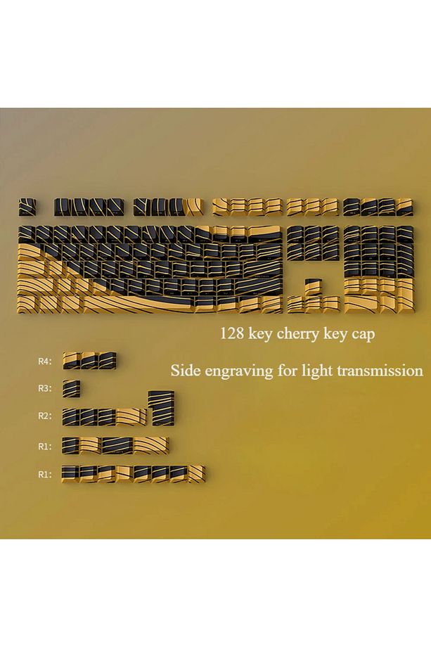 Vounter line Keycaps Tuş Takımı Mekanik Klavye Tuş Takımı - 1