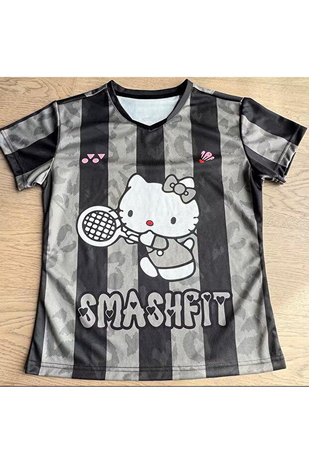 Siyah Hello Kitty Black Jersey Forma - 1