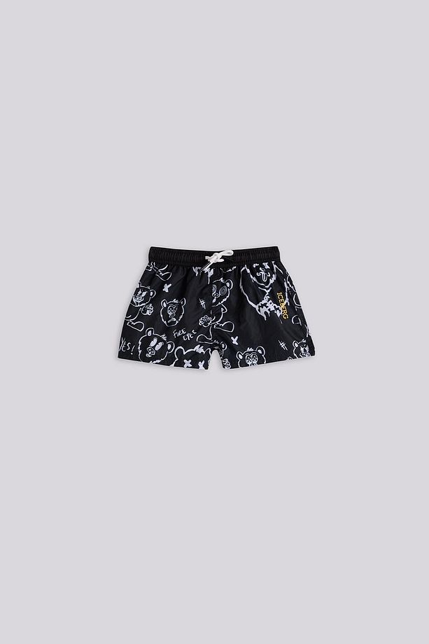 BG Store Erkek Çocuk Siyah Deniz Şortu - 1